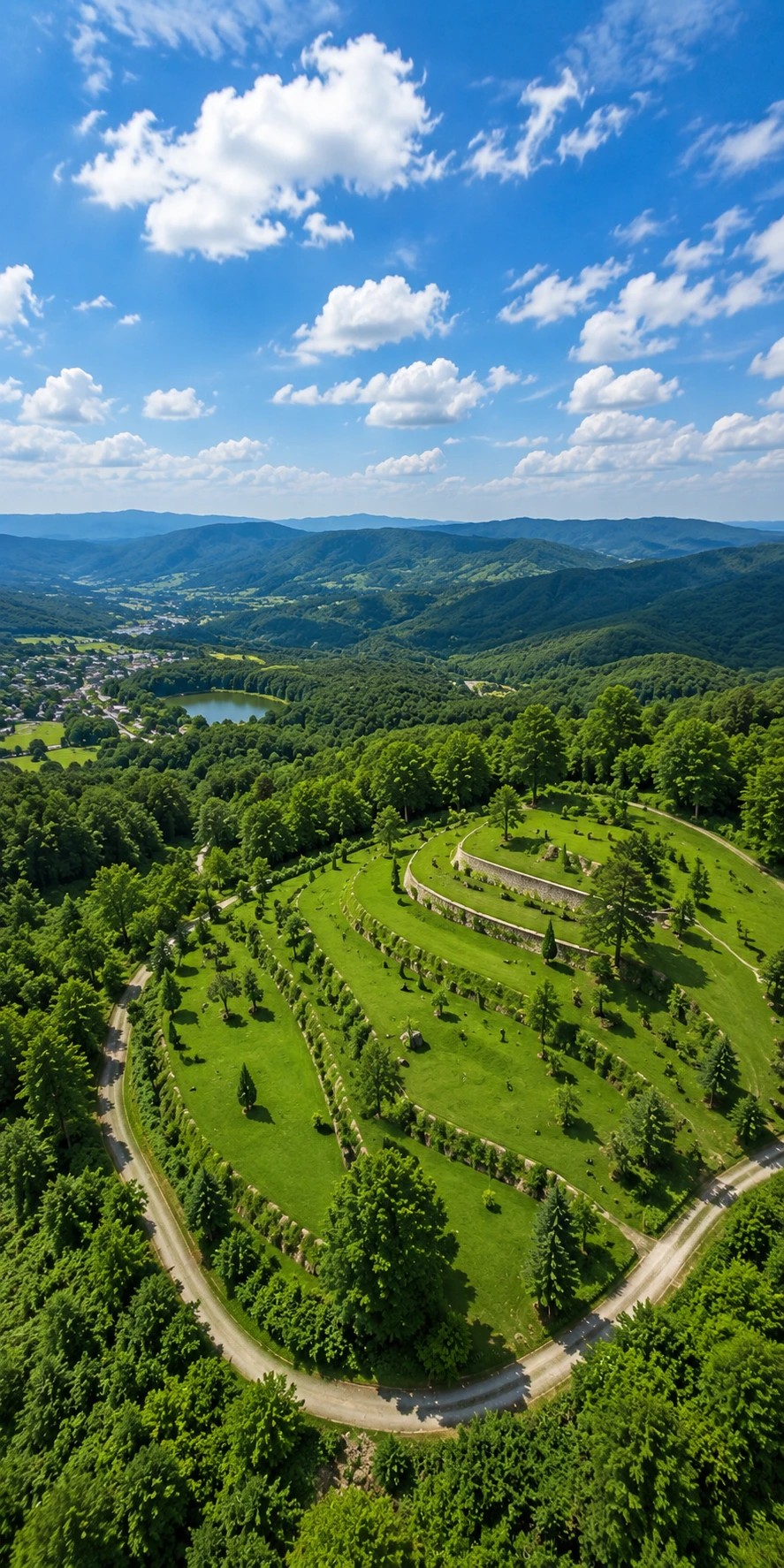 House of Hue grounds — aerial view