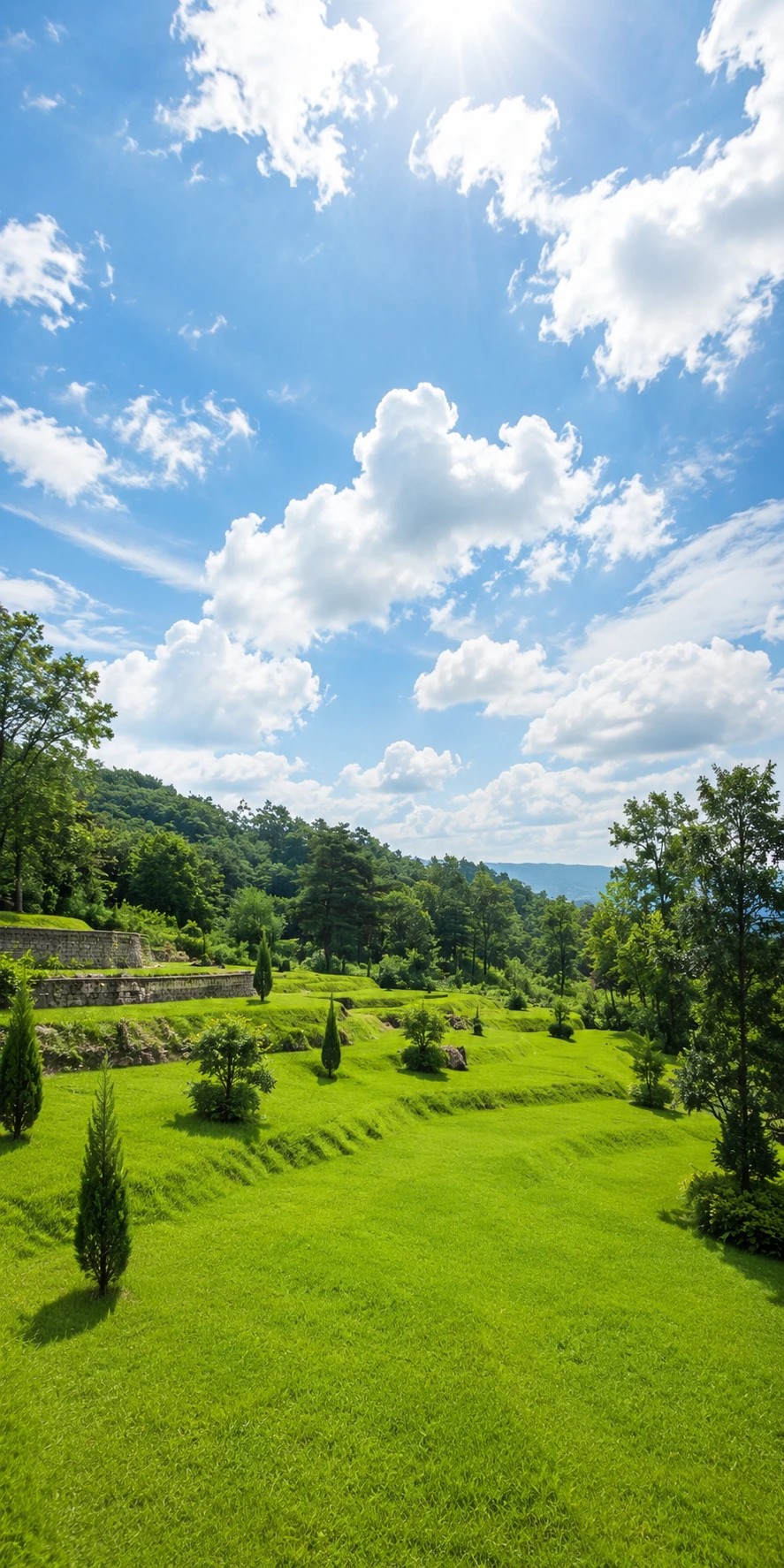 House of Hue grounds — sunlit lawn