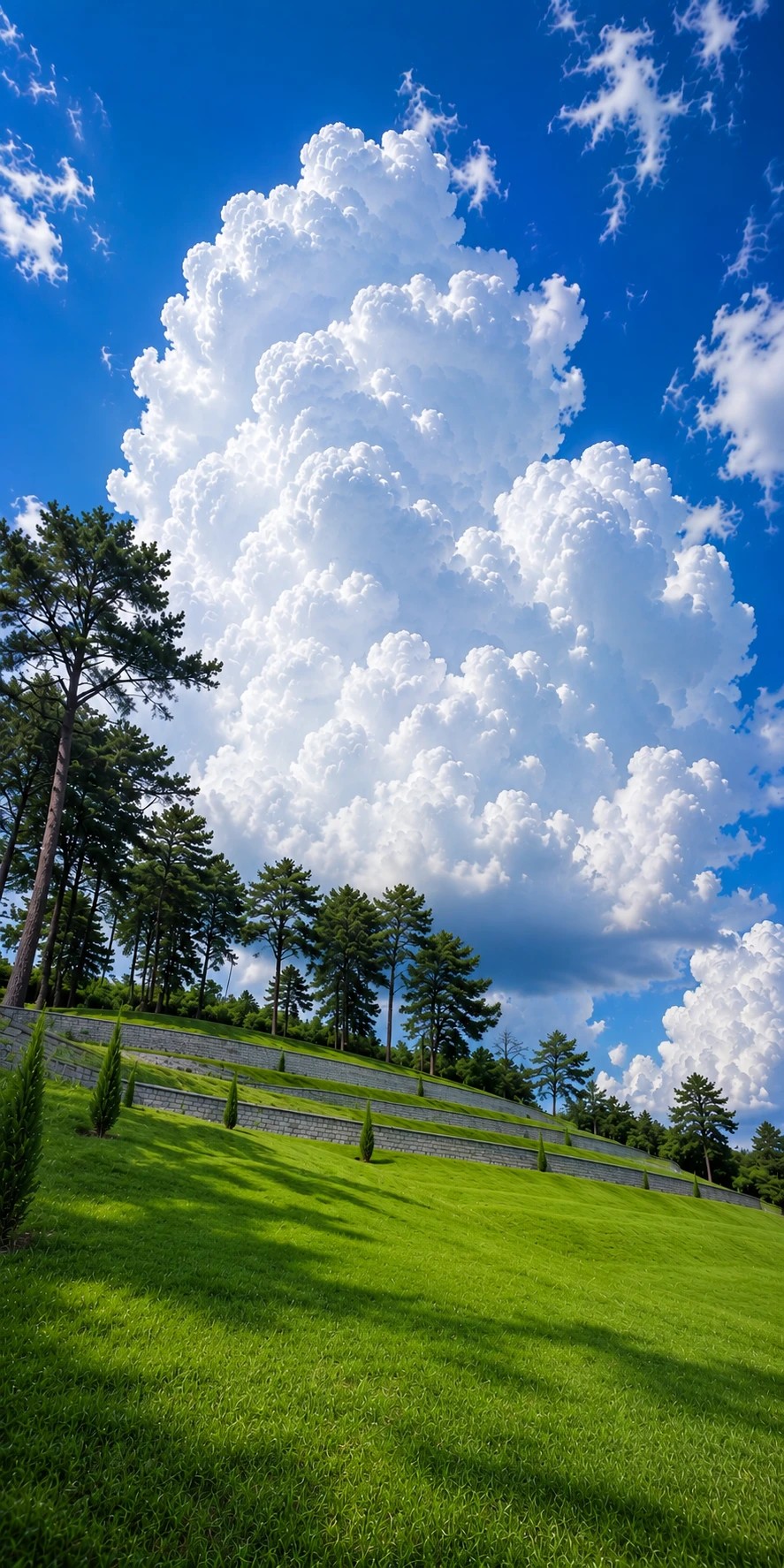 House of Hue grounds — sky over the lawn